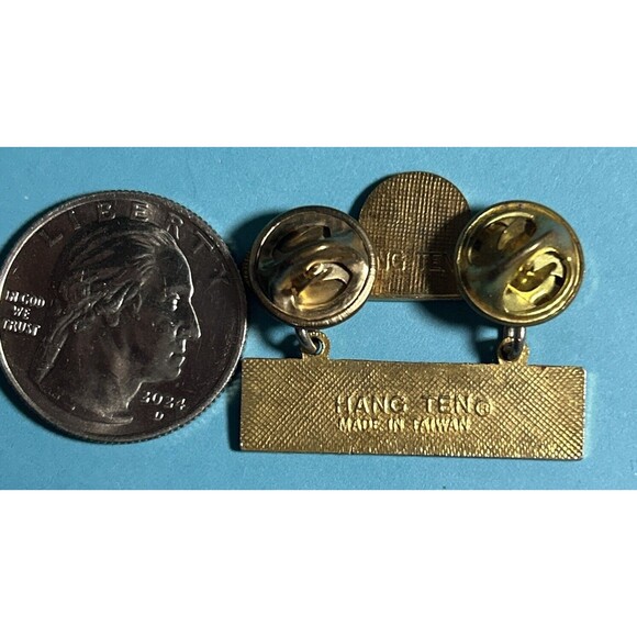 Vintage ©Hang Ten -World’s Greatest B.S.’er Award Dangle Lapel Pin or Brooch - Picture 2 of 2